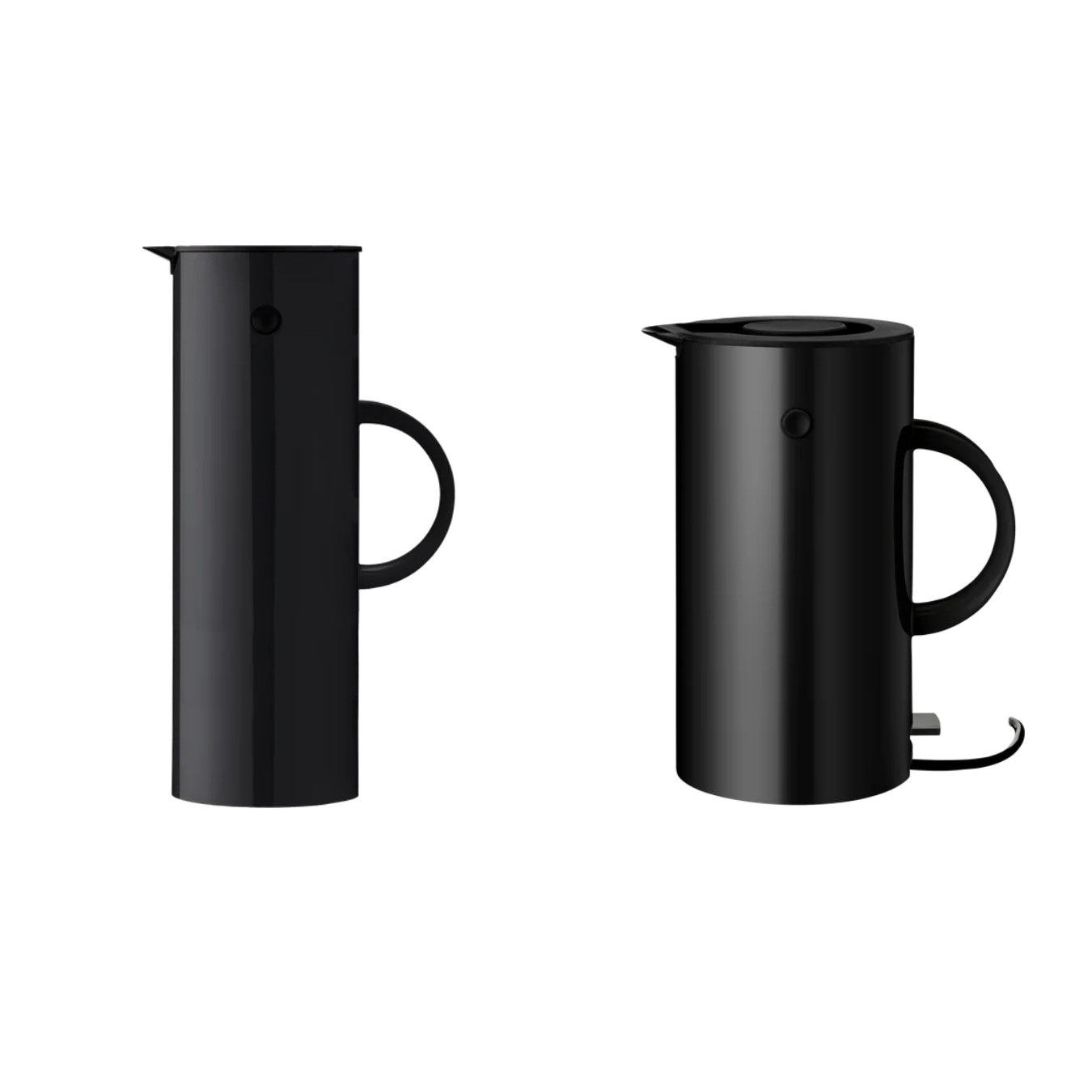 EM77 elkedel 1,5 l. sort + EM77 termokande 1 l. sort